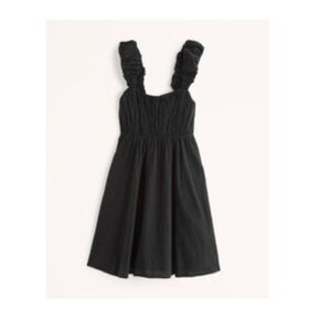 Puff Strap BabyDoll Dress